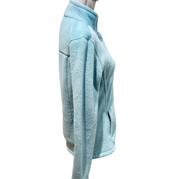 Patagonia aqua Blue 1/4 snap polartec retool pullover Fleece size medium - Picture 7 of 11